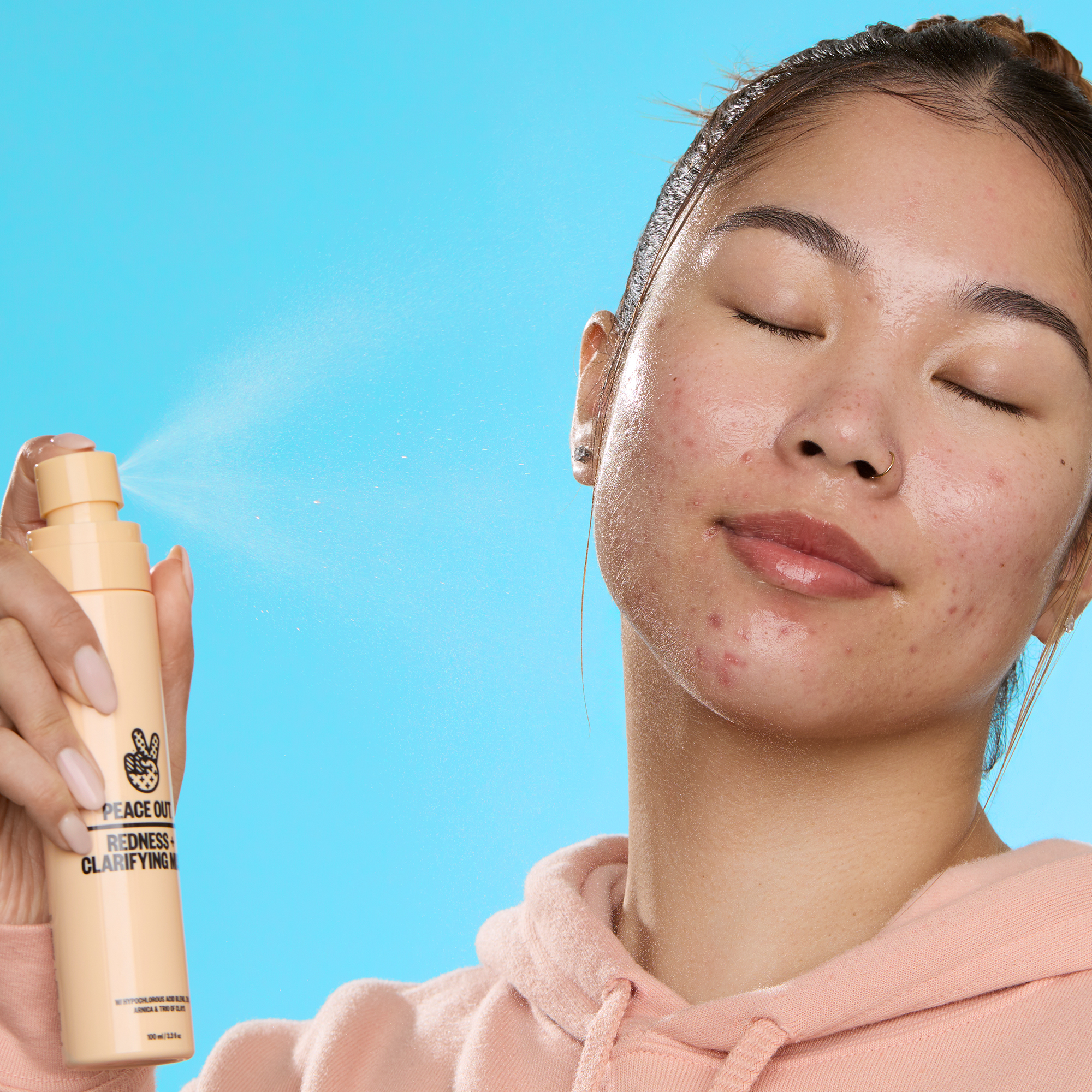 BRUMA FACIAL ANTIENROJECIMIENTO + ACLARADORA CON MEZCLA DE &Aacute;CIDO HIPOCLOROSO (BRUMA FACIAL)